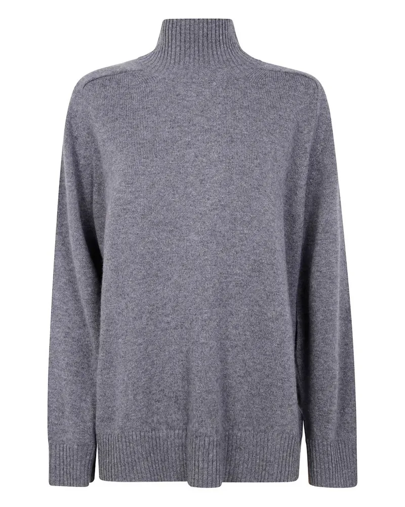 Paul Smith Womens Knitted Sweater Roll Neck Brown