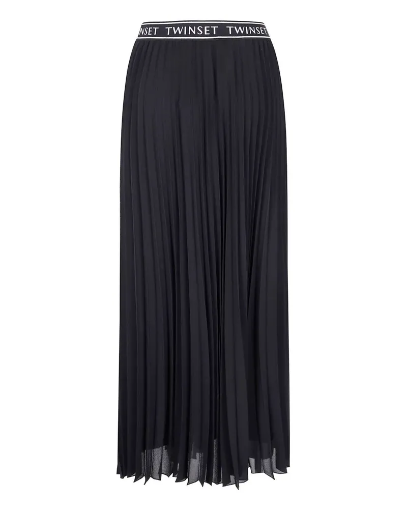 Twin-Set Archive Collection Midi Round Skirt Black