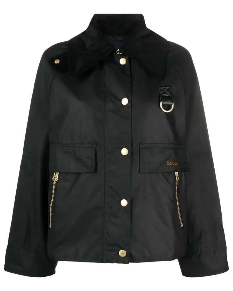 Barbour Waxed Jacket Black