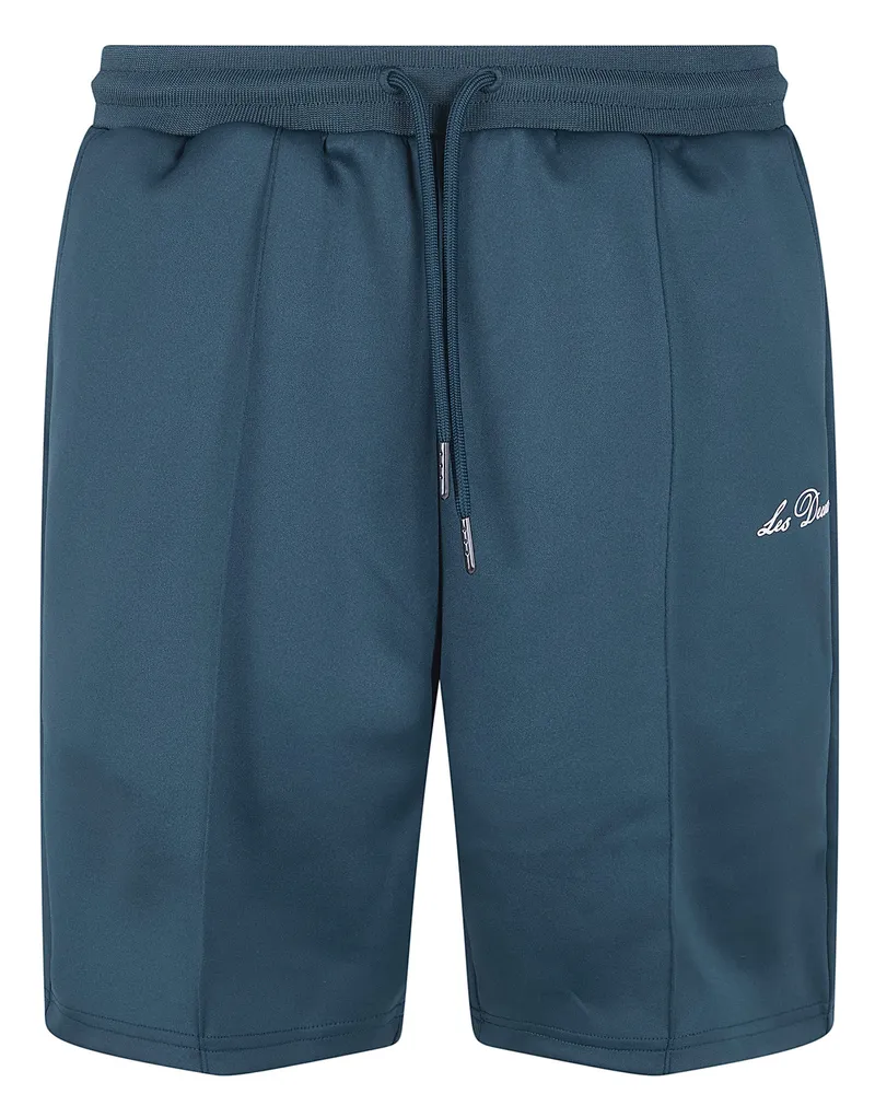 LES DEUX Ballier" Crew Track Shorts Green