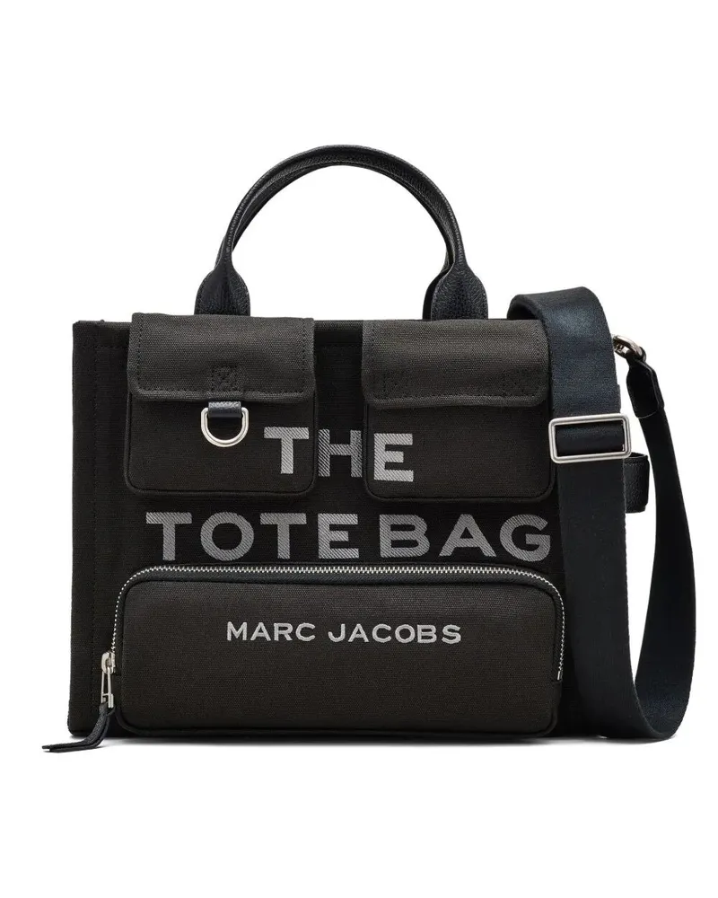 Marc Jacobs The Tote Bag Cargo Canvas Tote Bag Black