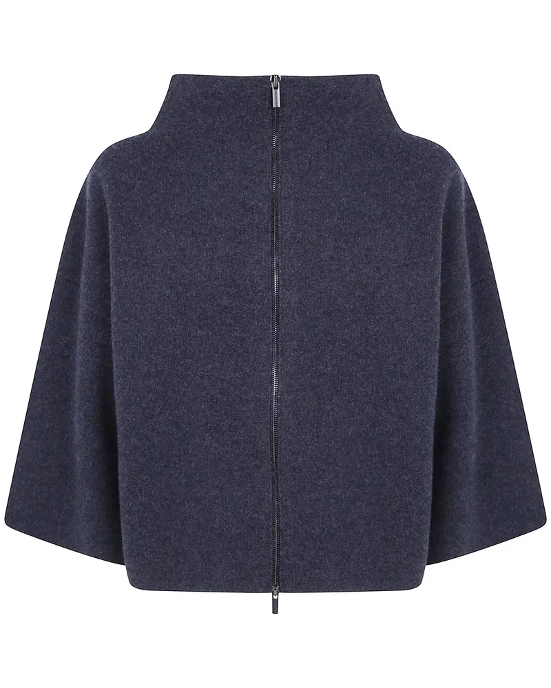 Gentryportofino Sweater Zip Knit Jacket Gray
