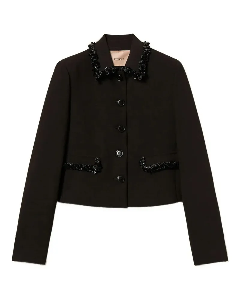Twin-Set Classic Blazer Jacket Black