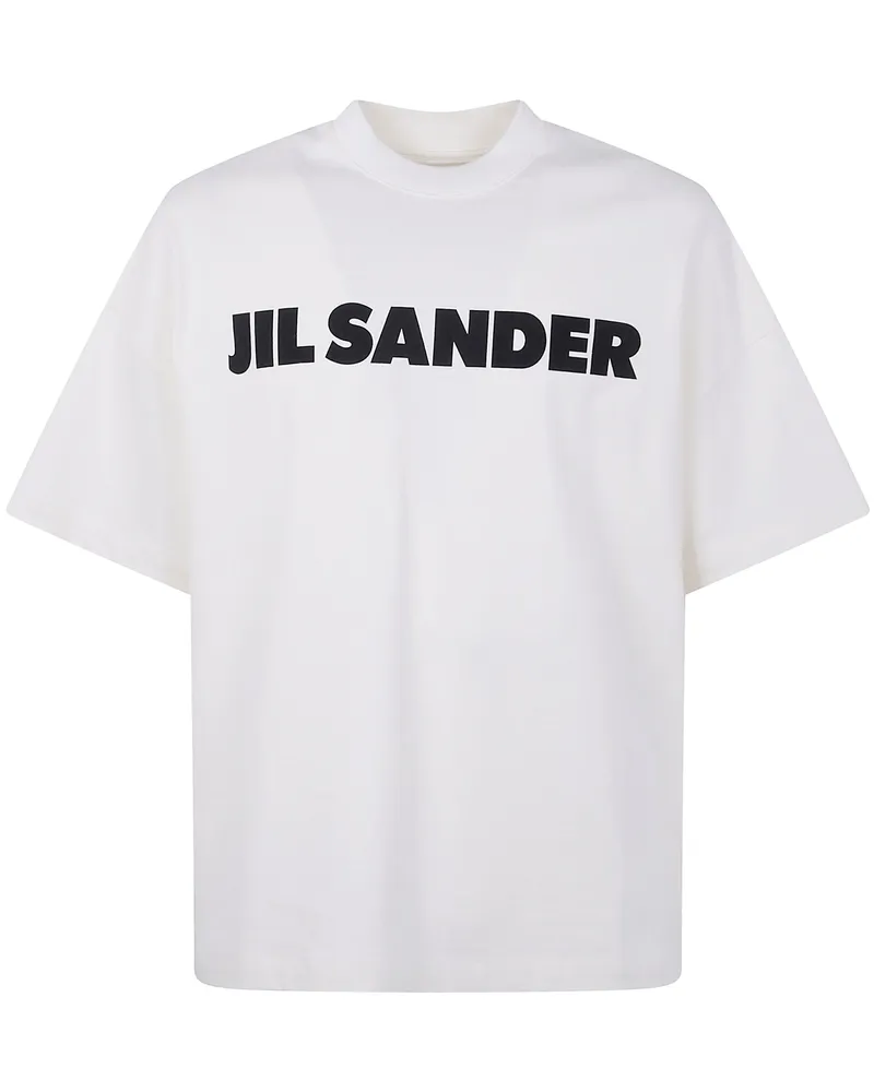 Jil Sander T-Shirt Crewneck Short Sleeves White