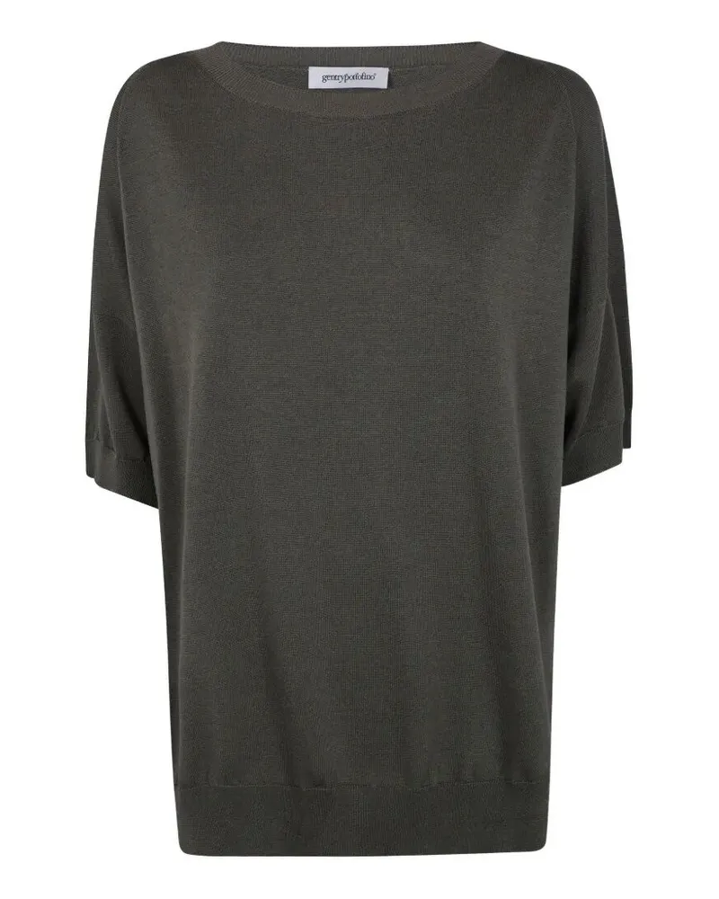 Gentryportofino Knit Sweater Green