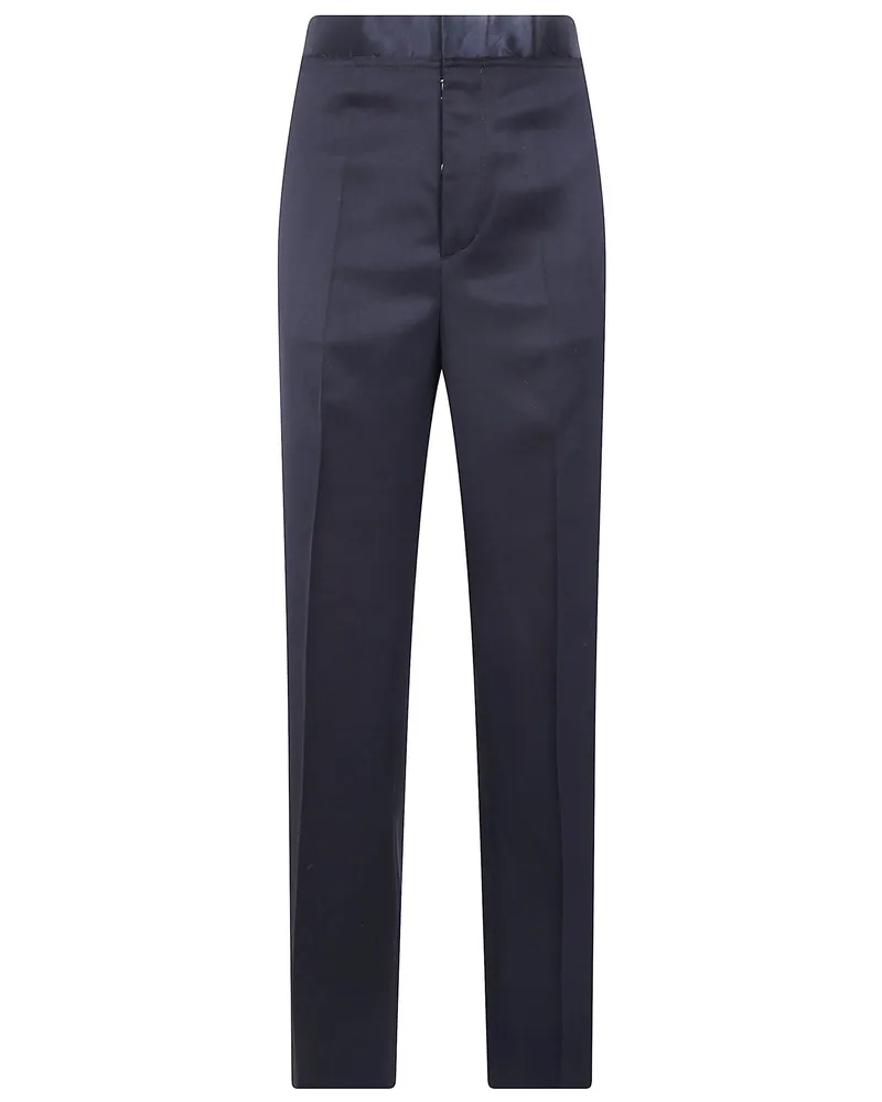 Maison Margiela Trousers Grain De Poudre Black
