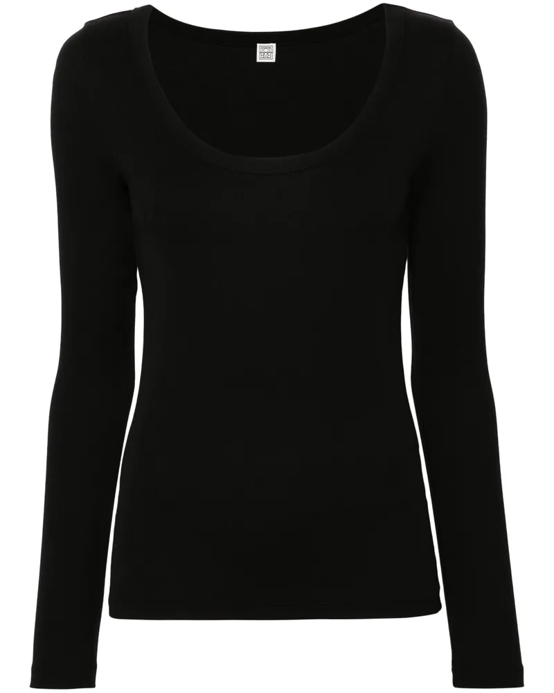 Totême Classic Rib Top Black