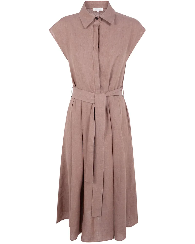 Antonelli Firenze Linda" Midi Dress Brown