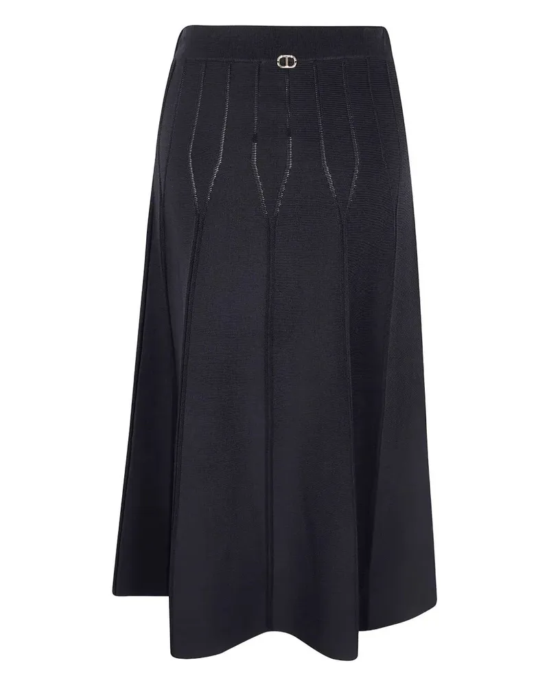 Twin-Set A-Line Skirt Black