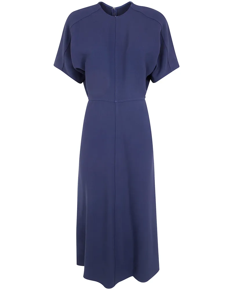 Victoria Beckham Dress Midi Viscose "Eleanor Blue
