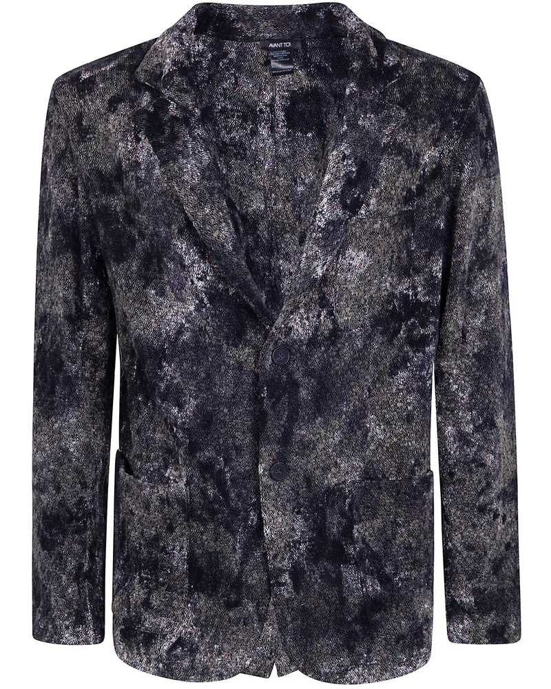 Avant Toi Zola Camouflage Effect Micro Mat Stitch Rever Jacket Brown