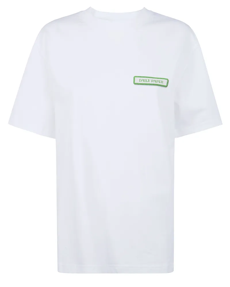 Daily Paper Air Freshener" Shield Short Sleeves T-Shirt White