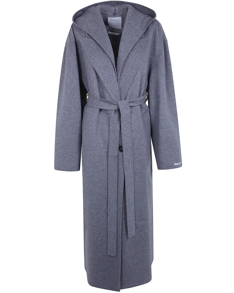 Max Mara Coat Virgin Wool "Olmo Gray