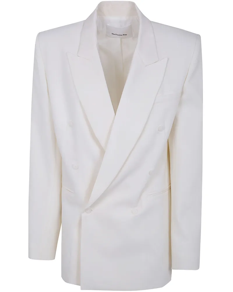 FRANKIE Shop Monterey" Structured Blazer White