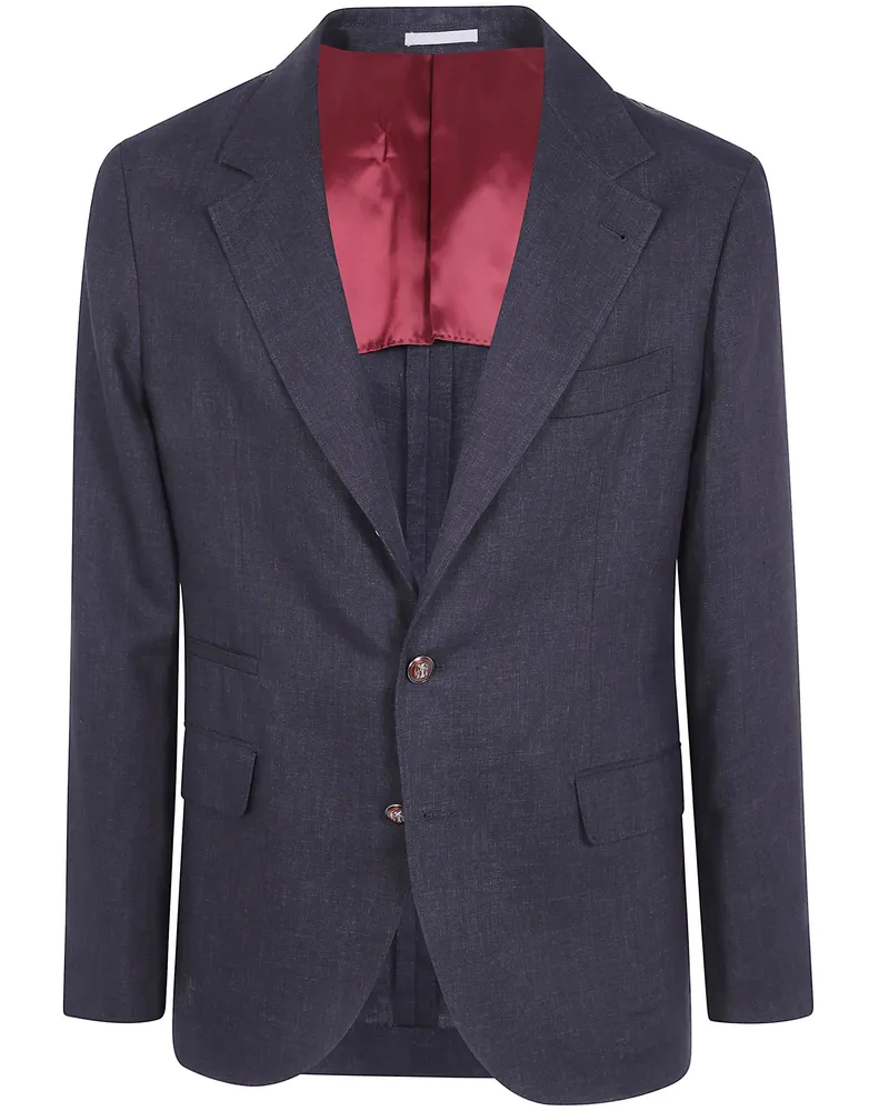 Brunello Cucinelli Blazer Linen "Blazer Black