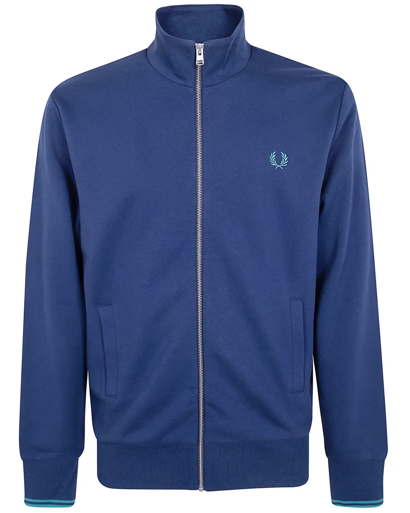 Fred Perry Fred Perry Zip Through Sweatshirt Blue