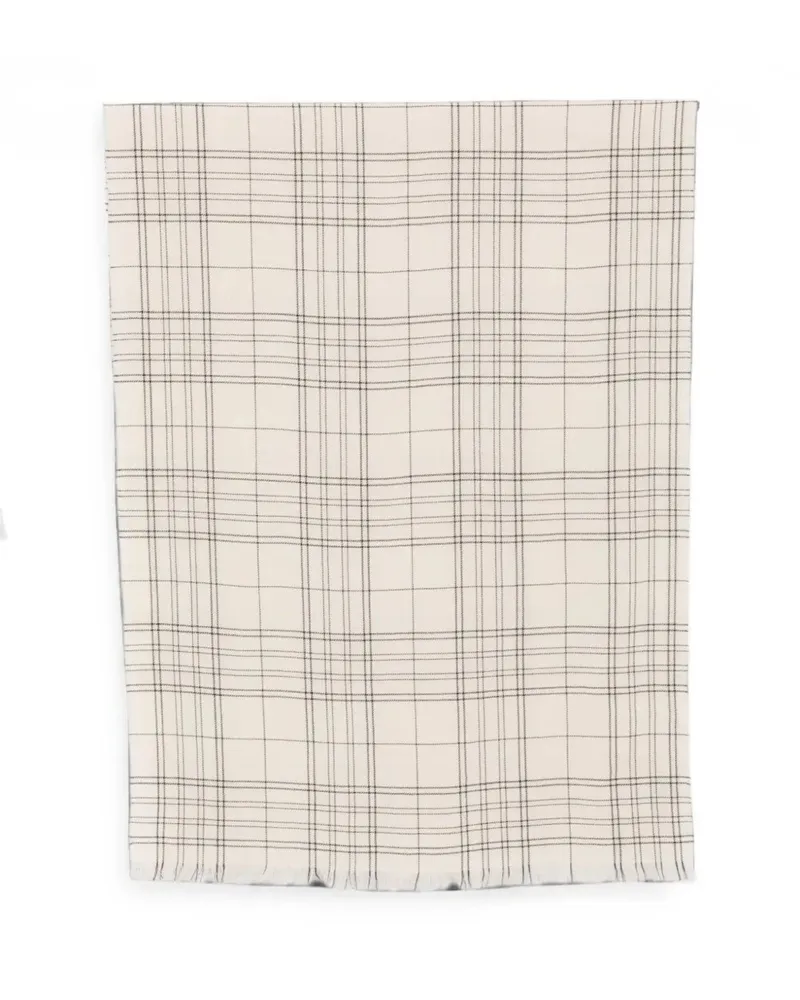 Destin Scarf Over Print "Labra Stola 70X180 Cm Beige