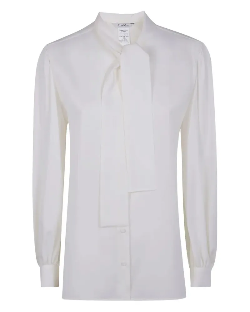 Max Mara Melania" Silk Shirt White