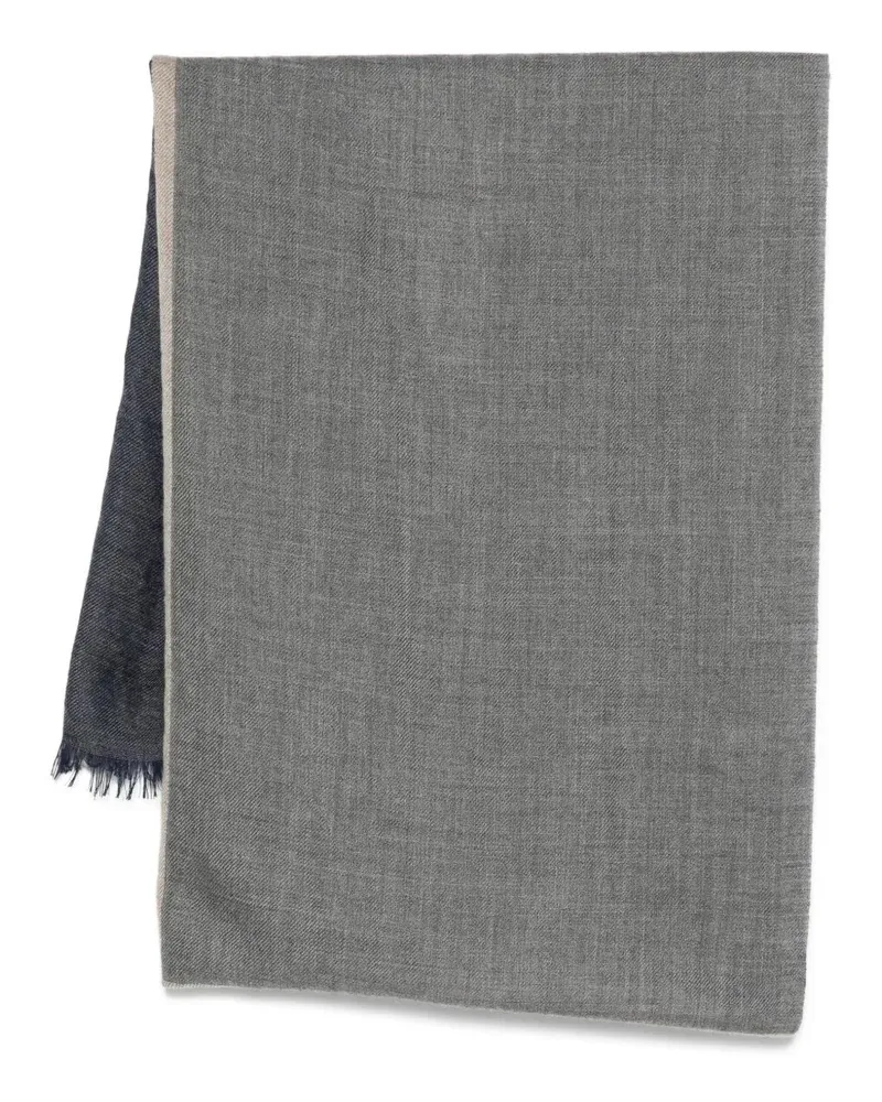 Brunello Cucinelli Classic Scarf Blue