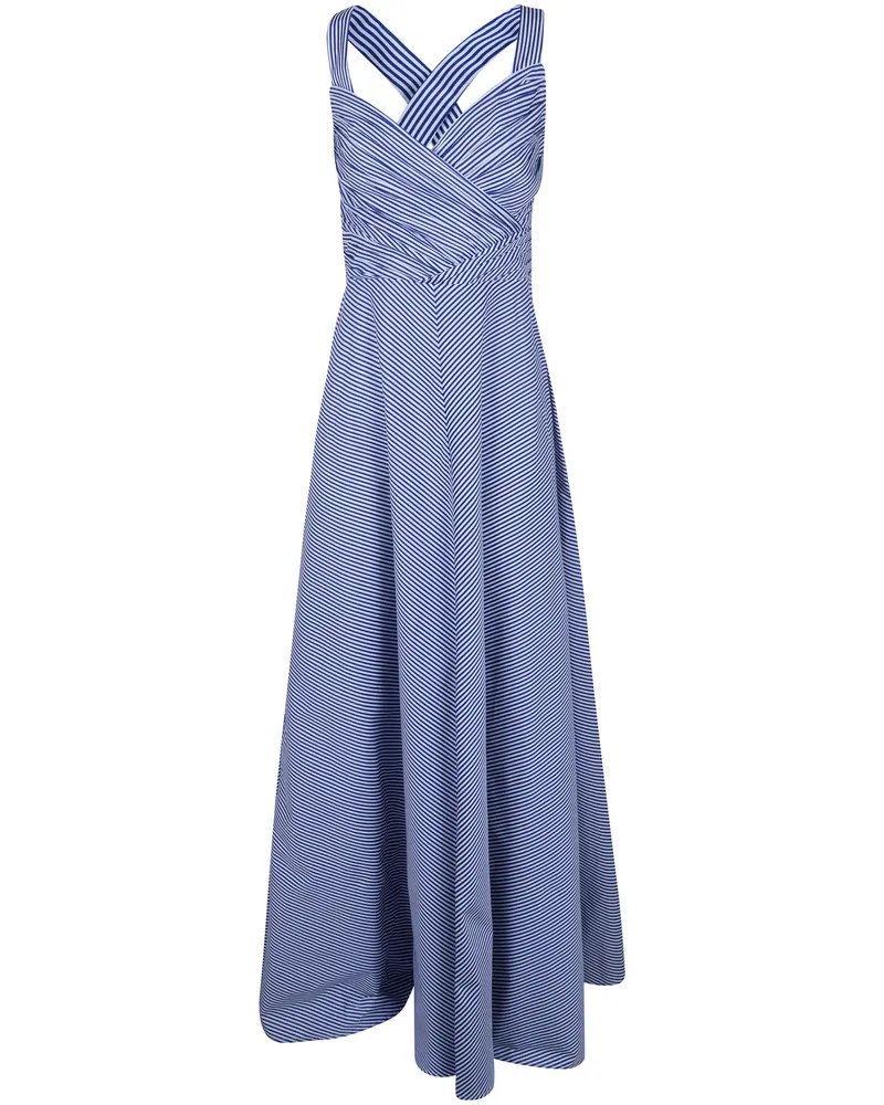 Ralph Lauren Woven "Gown" Dress Blue