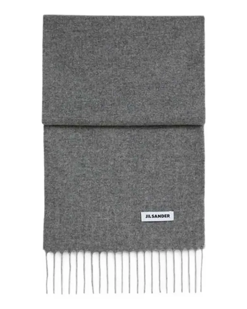 Jil Sander Scarf Wool "Koala Gray