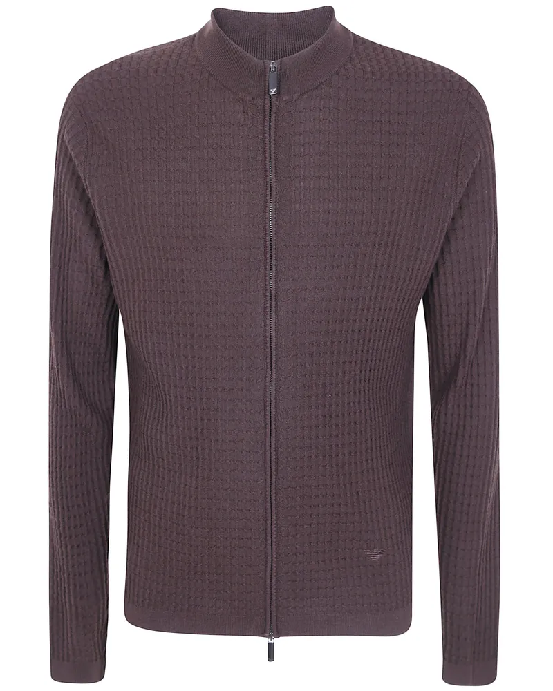 Emporio Armani Sweater Classic Round Neck "Coffe Bean Brown