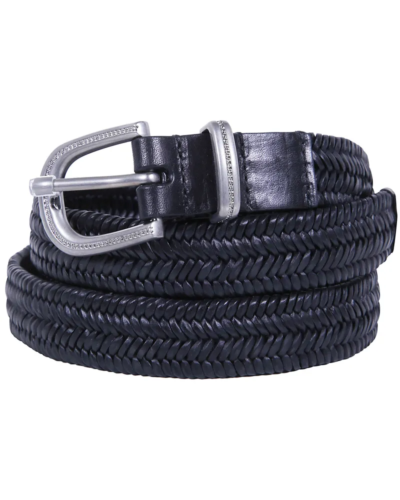 Brunello Cucinelli Belt Silver Buckle Black