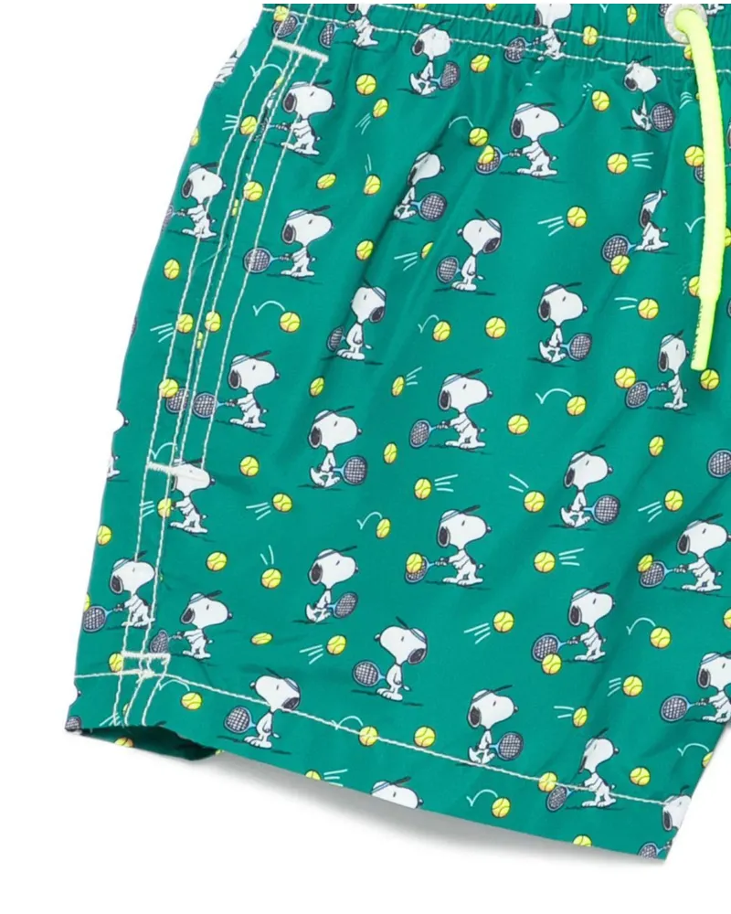 MC2 Saint Barth Jean Lighting Beach Shorts Green