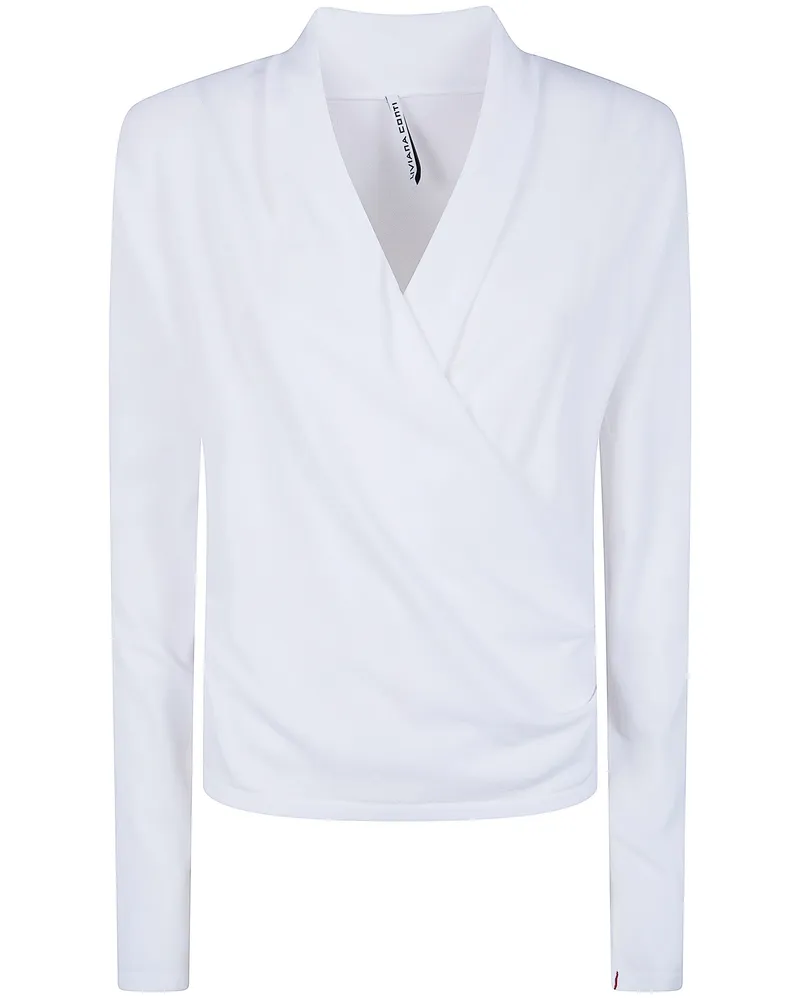 Liviana Conti Gabriela" V Neck Sweater White