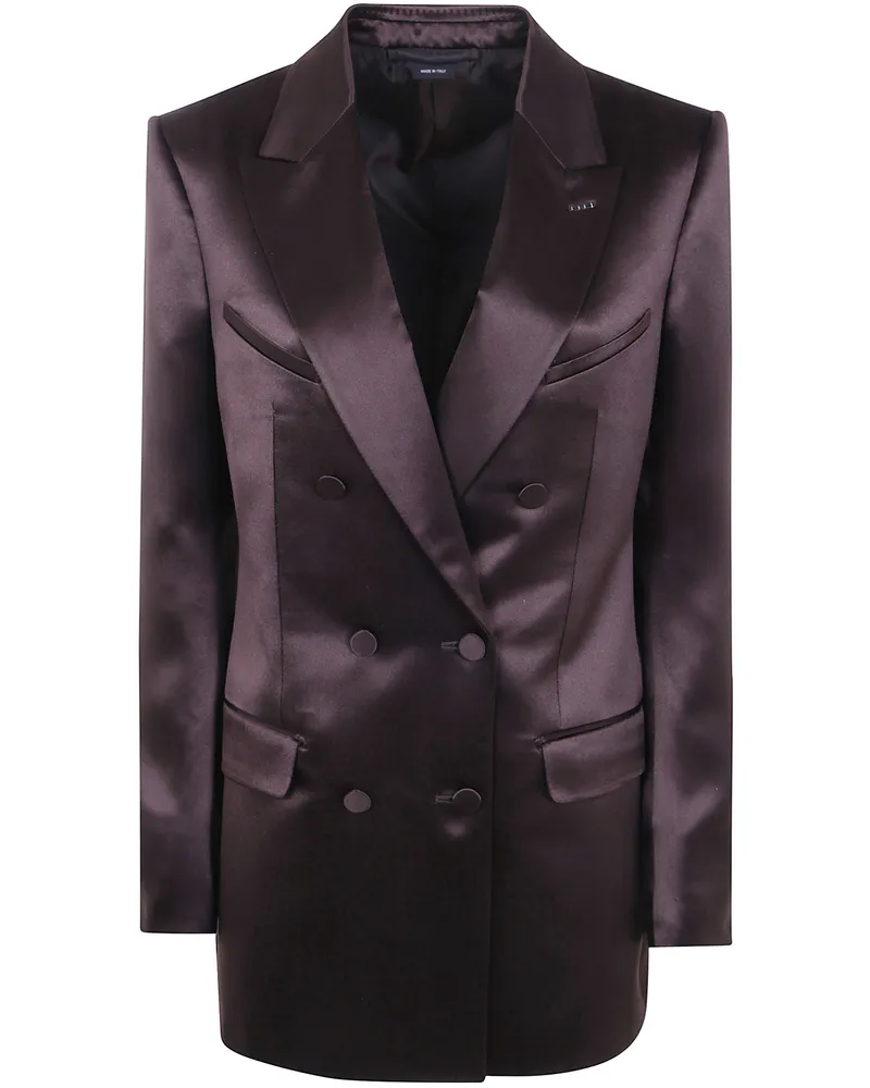 Tom Ford Double-Breasted Jacket Western Brown