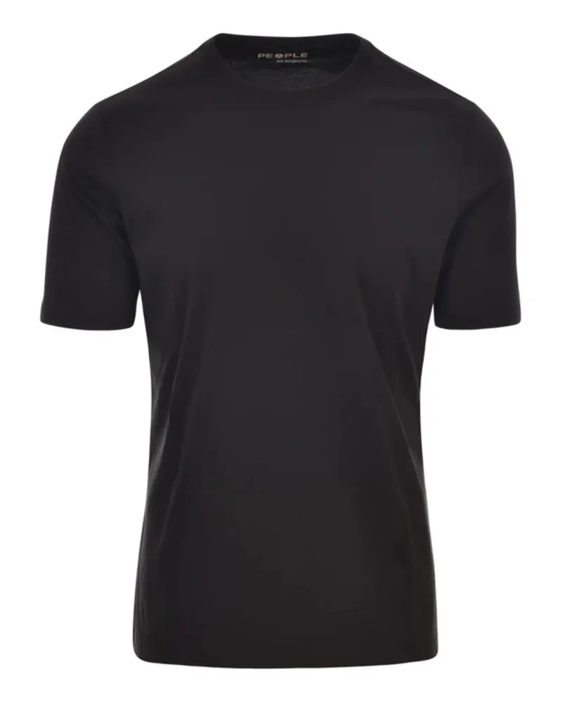 People of Shibuya Men Short Sleeves T-Shirt Black