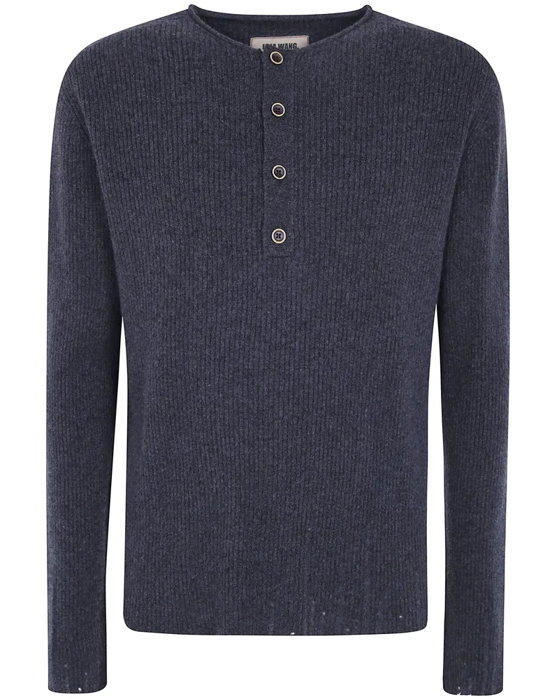 Uma Wang Shirt Long Sleeve "Henley Gray
