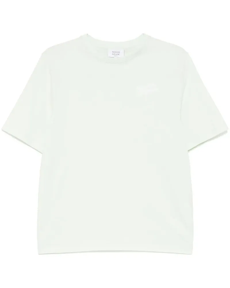 Kitsuné Maison Kitsuné Handwriting Comfort Tee-Shirt Green