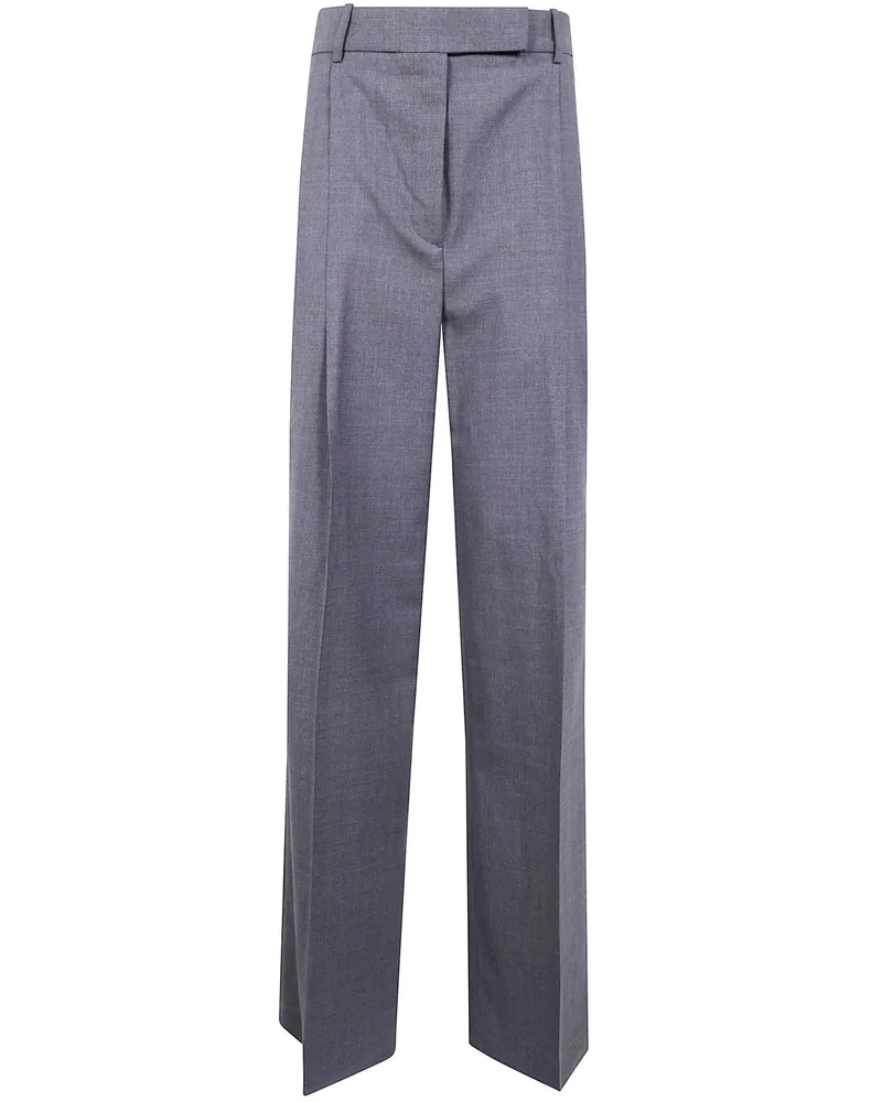 Róhe High-Waist Tailored Trousers Gray