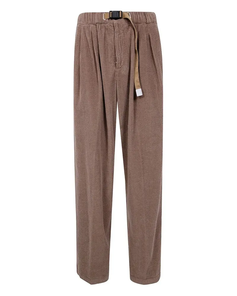 PLAN C Long Classic Trousers Brown
