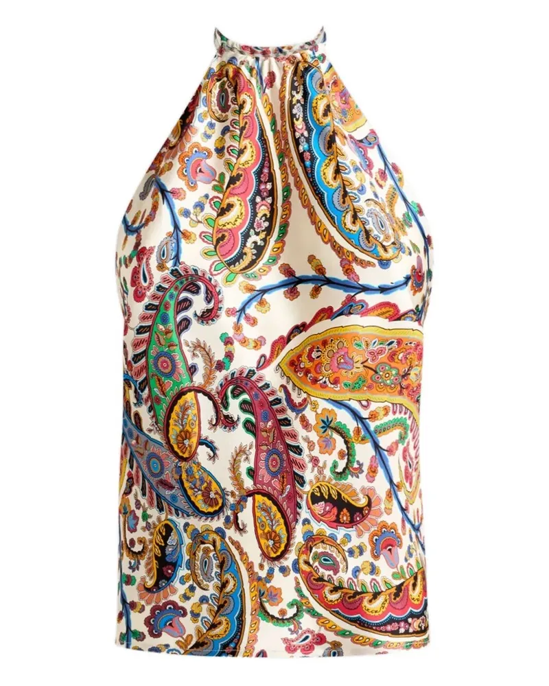 Etro Printed Top Beige