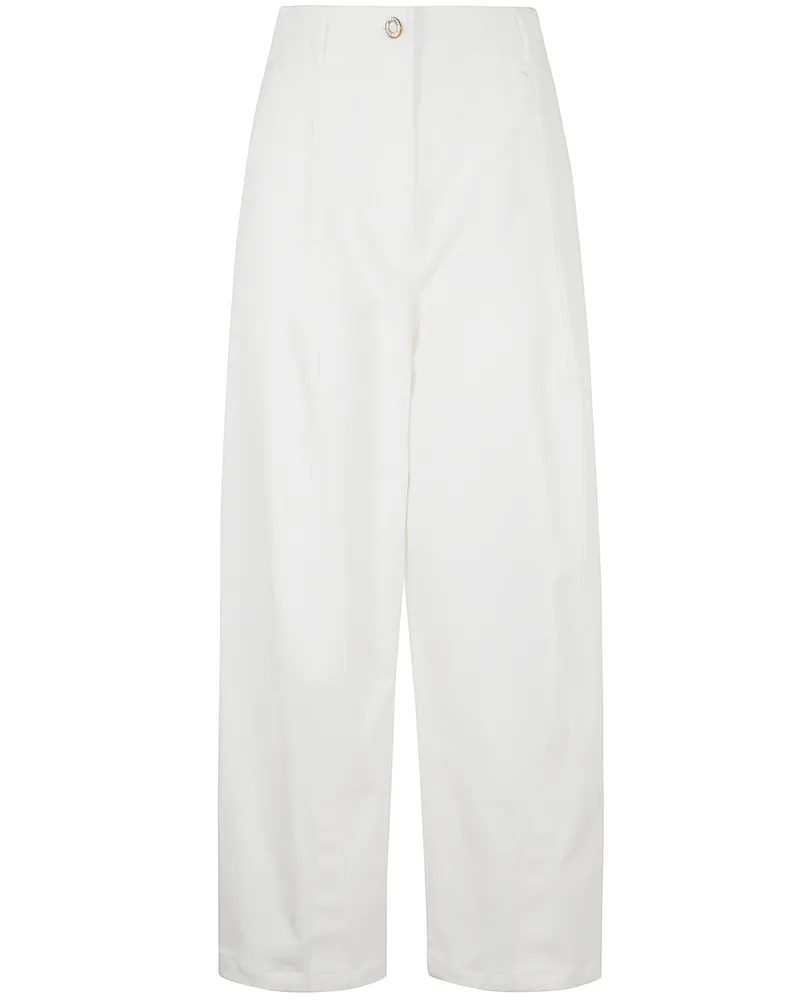 Max Mara Mina Baloons Trousers White