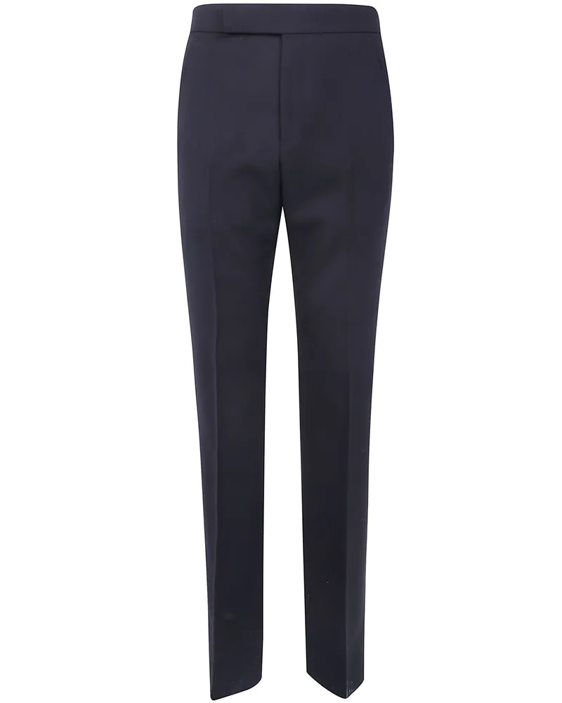 Tom Ford Pants Flat Front Straight "Plpt06.W0056 Naa Black Black