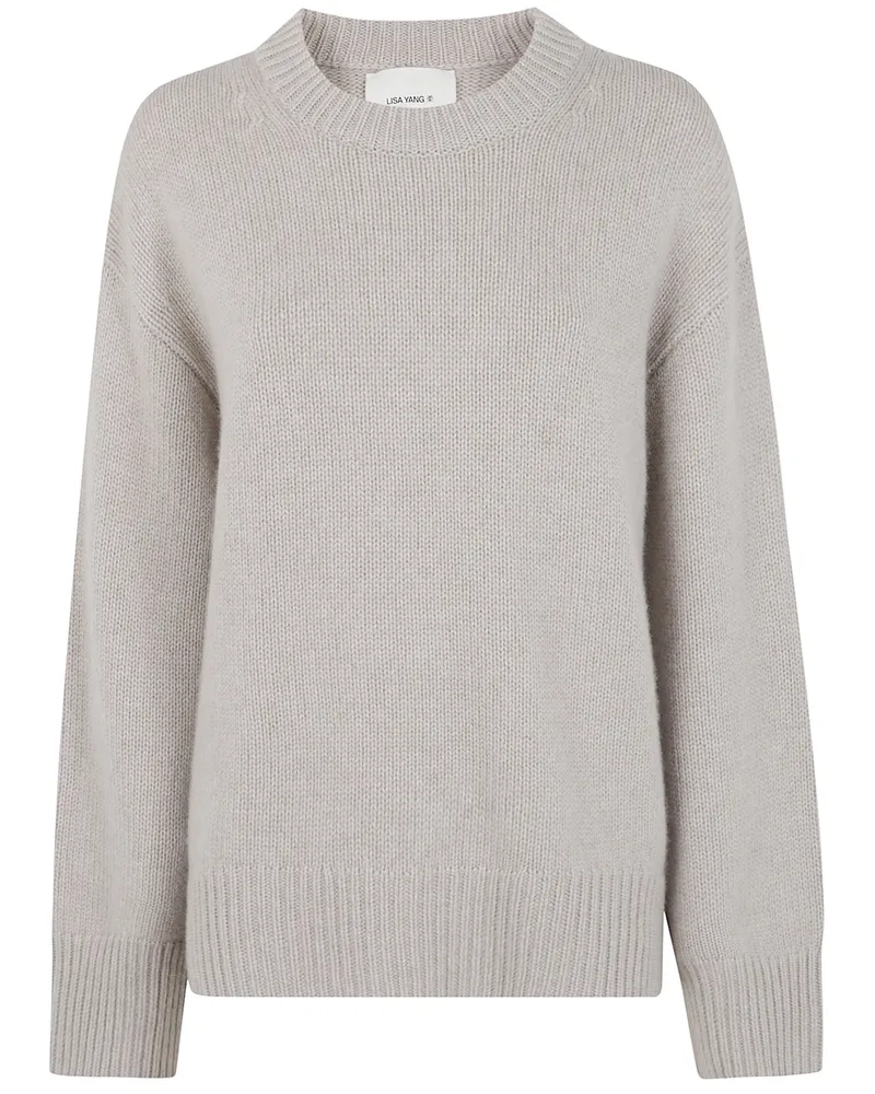 Lisa Yang Sweater 100% Knitted Cashmere "Noor Beige