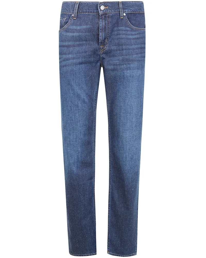 7 for all mankind Dastraightuniverse" Mix Silk Classic Jeans Black