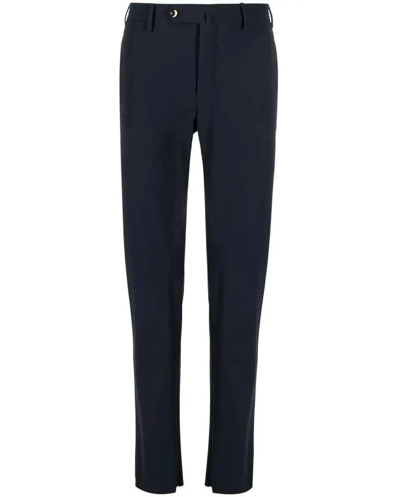 Pantaloni Torino ORGANIC KITENIC SUMMER FABRIC SLIM FLAT FRONT PANTS Blue