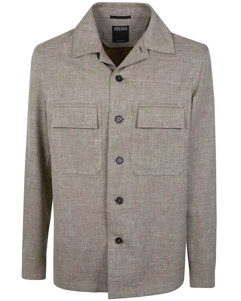 Ermenegildo Zegna Z Lux Leisurewear" Jacket Beige