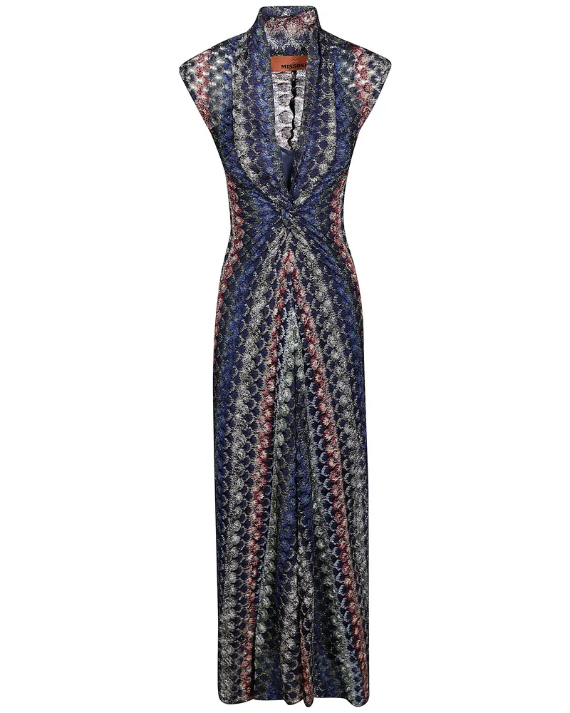 Missoni Dress Long "Ds26wg2h. Br015p Smspv Multi Dark Version Multi