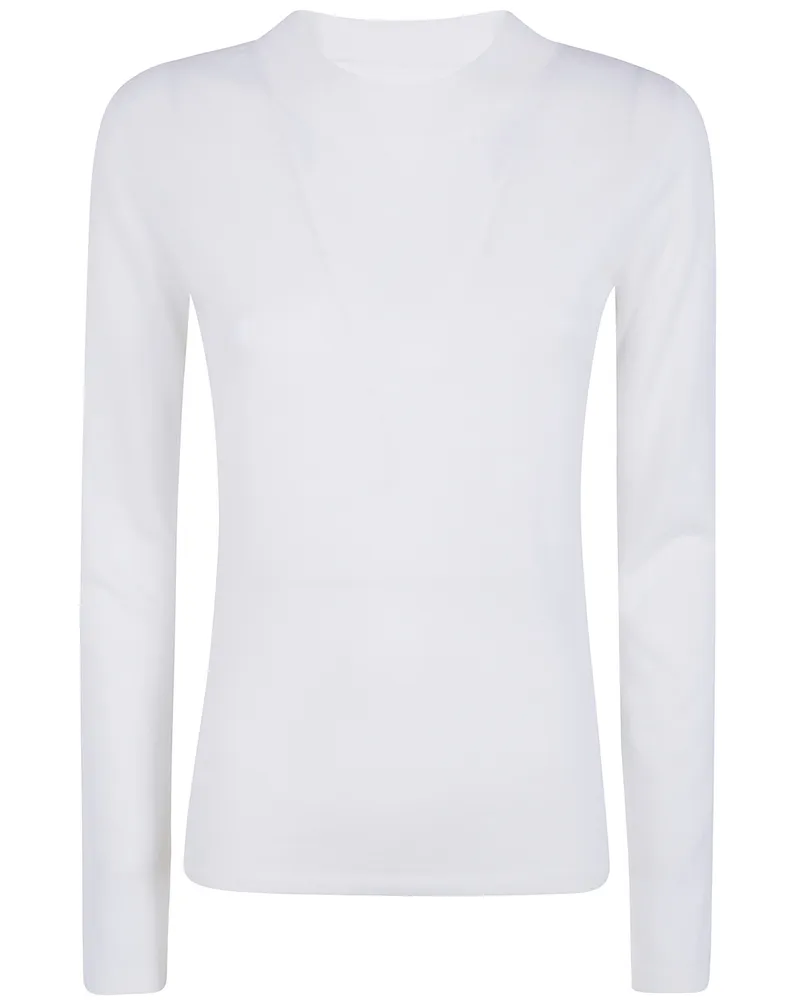 D.EXTERIOR D. EXTERIOR Sweater Basic Merino Round Neck White