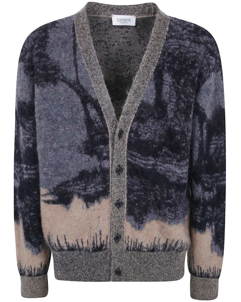 Laneus Cardigan Multicolor Knitted Cardigan Man Multi