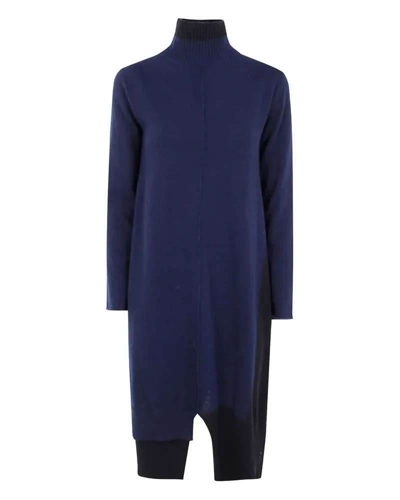 Pier Antonio Gaspari Block Color Dress Blue