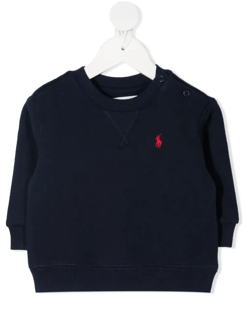 Ralph Lauren Sweatshirt Long Sleeve "Ls Cn Tops Knit Blue