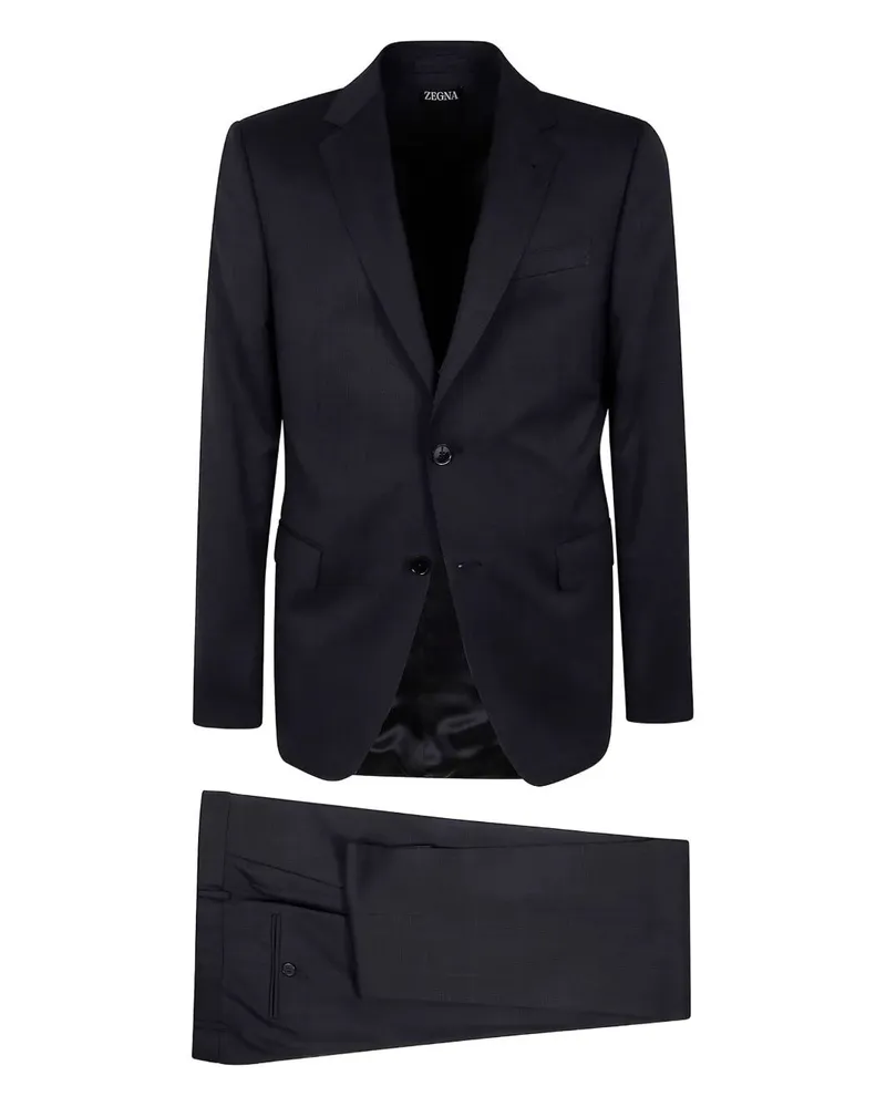 Ermenegildo Zegna Pure Wool Suit Black