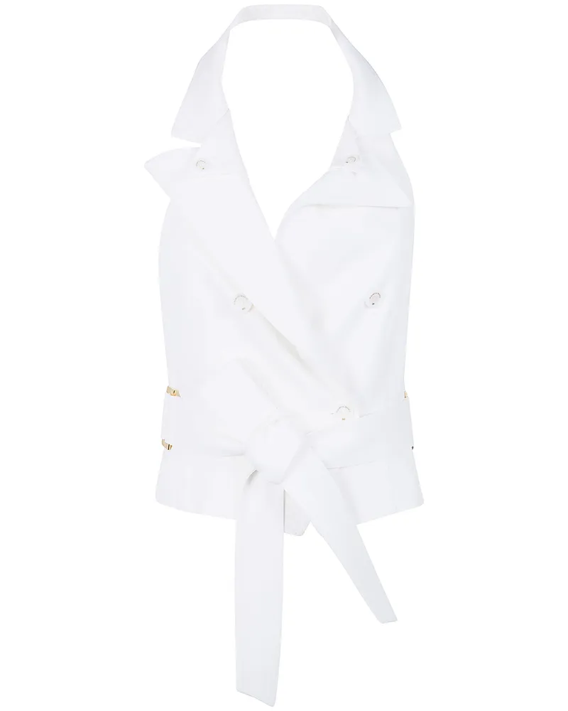 Elisabetta Franchi Gilet White