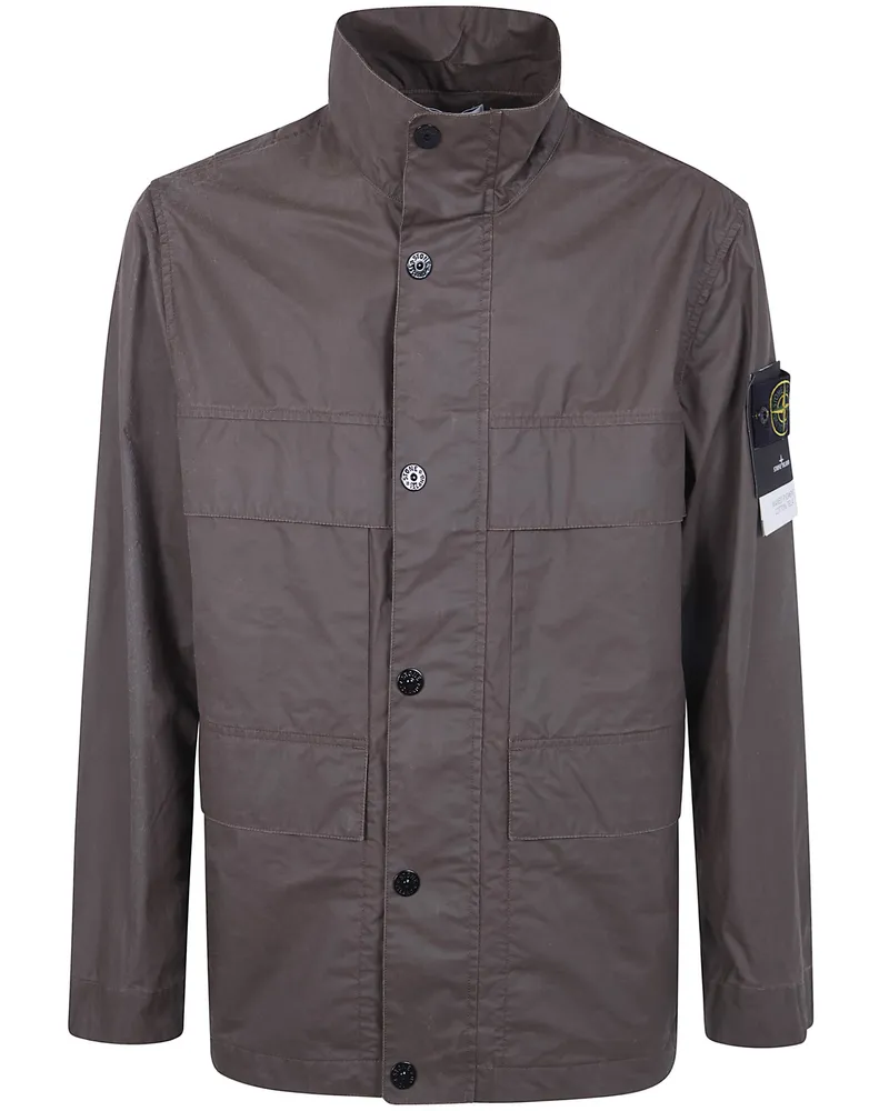 Stone Island Field" Jacket Brown